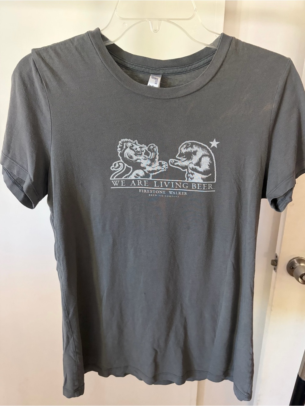 Firestone Walker "We Are Living Beer" Gray Graphic Tee